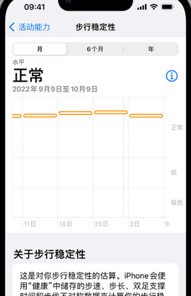 秀屿iPhone手机维修如何在iPhone开启'步行稳定性通知'