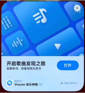 秀屿苹果14维修站分享iPhone14音乐识别功能使用方法 